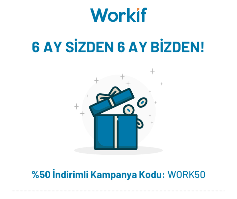 Workif'le tanış, %50 İndirimi Kaçırma!